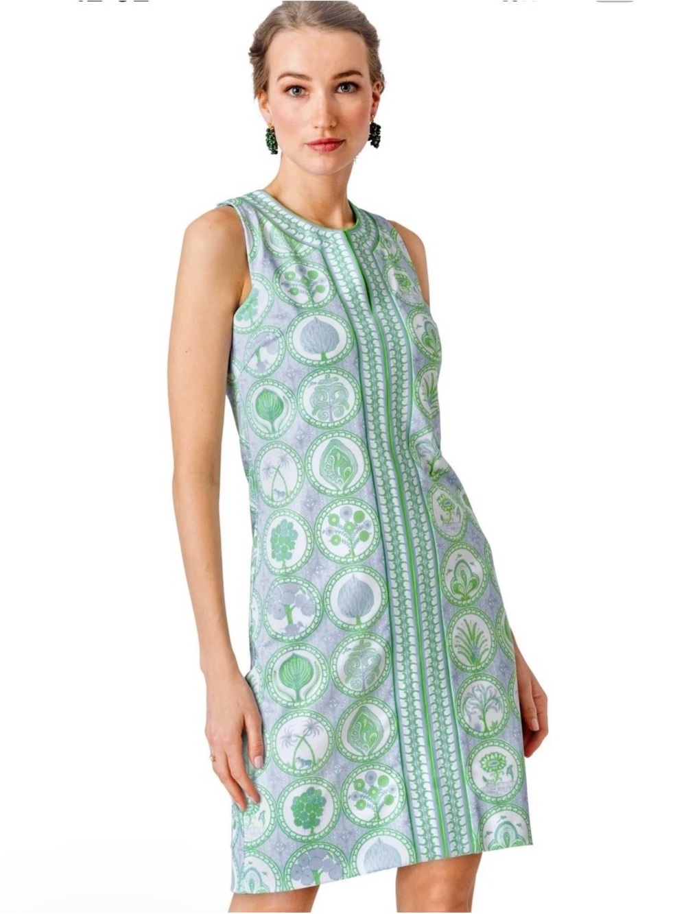 Gretchen Scott Sleeveless Shift Dress Plain Jane Dress Circle of Love Preppy - Picture 8 of 16